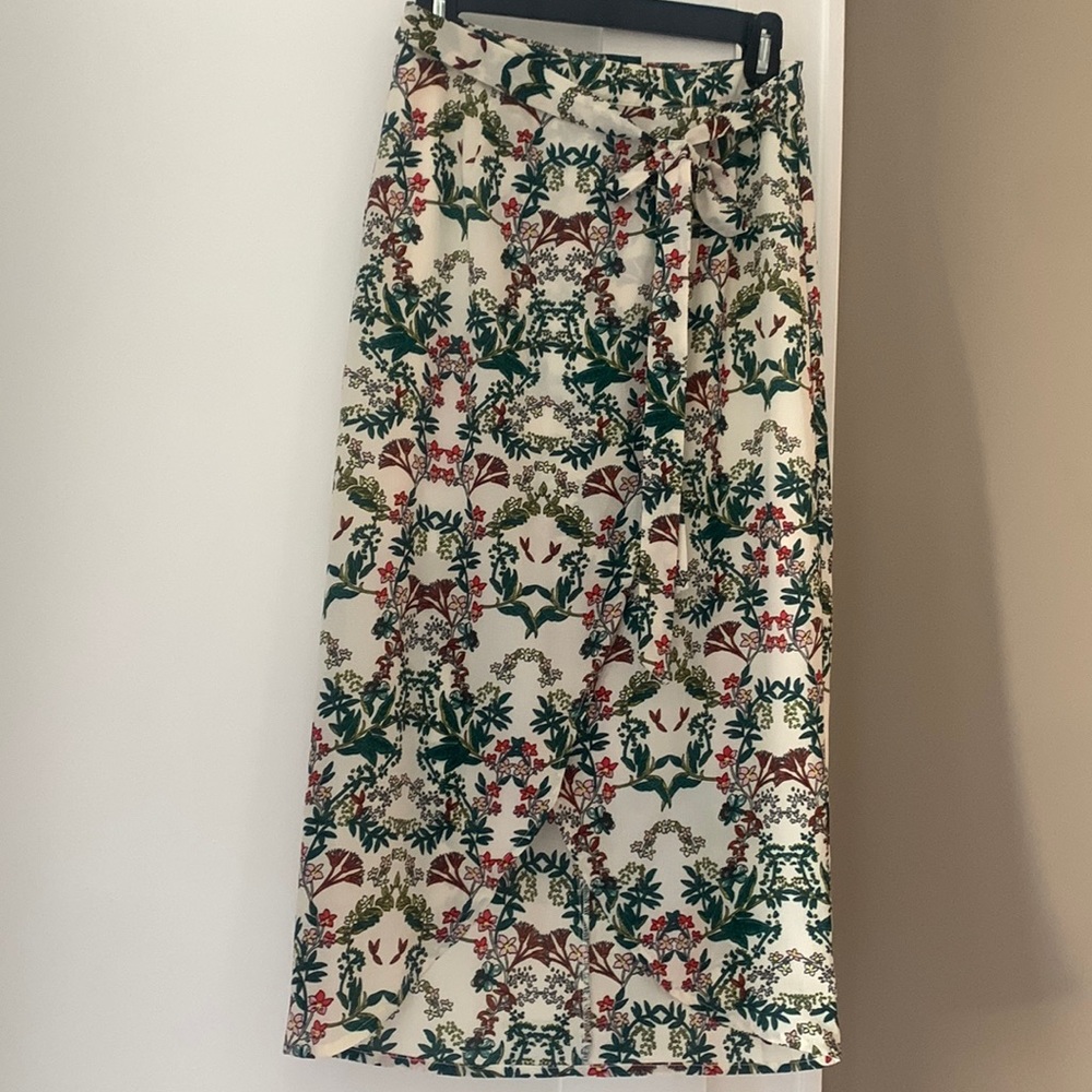 Signature8 midi floral skirt
